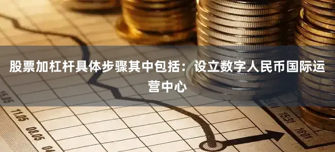 股票加杠杆具体步骤其中包括：设立数字人民币国际运营中心